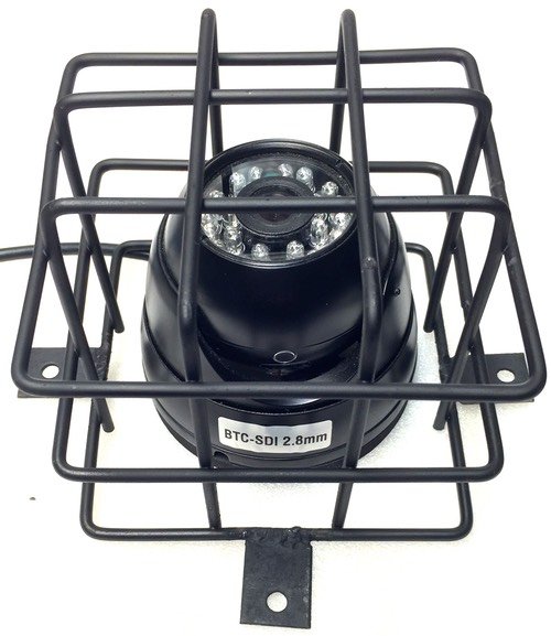 Steel Wire Security Cage for Police Prisoner Transport Van Wagon & Bus Dome Cameras